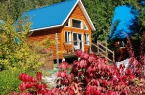 The Mackenzie Cabin at Griffin Lake Cabin Rentals in Revelstoke British Columbia