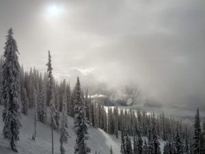 Cool light and snow at Revelstoke Mountain Resort