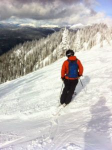 Skier at RMR