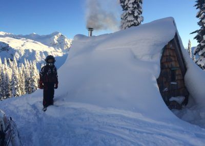 Cozy cabin rest stop on Sale mountain