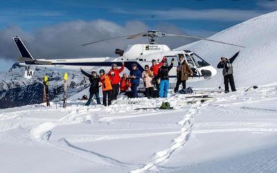 Heli Ski near Griffin Lake Cabins